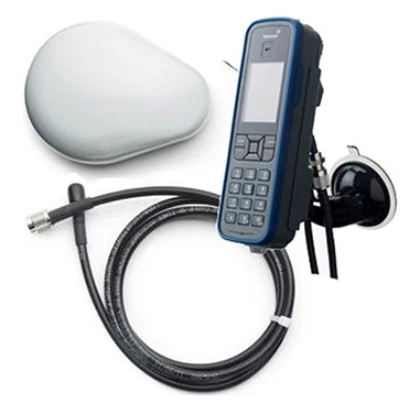 kit antena externa isat phone pro para hacer llamadas desde vehículos con tecnología satelital networkingsat